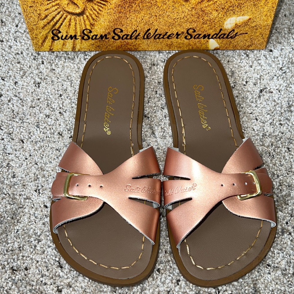 AUTH NIB Salt Water Sandal by Hoy Shoes Classic Slide Little Kid US 2